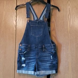 Girls overall shorts